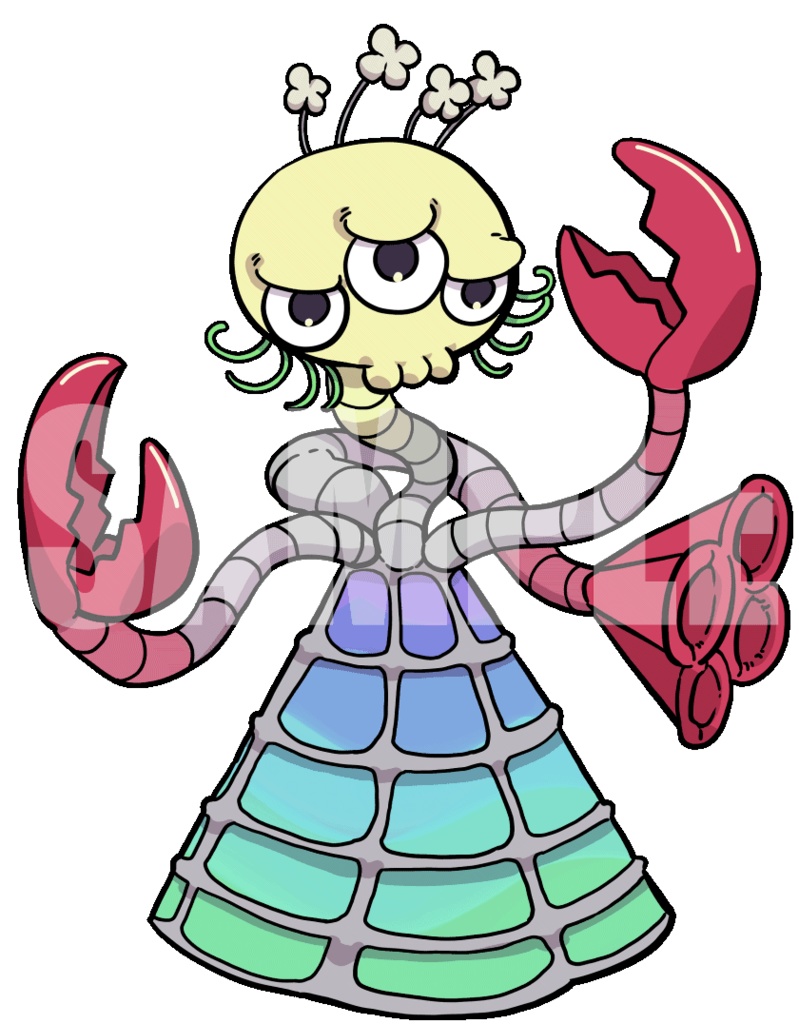 動く!絵柄が違いすぎるクトゥルフ神話生物素材~おトクな13種まとめセット~その4 SPLL:E190045