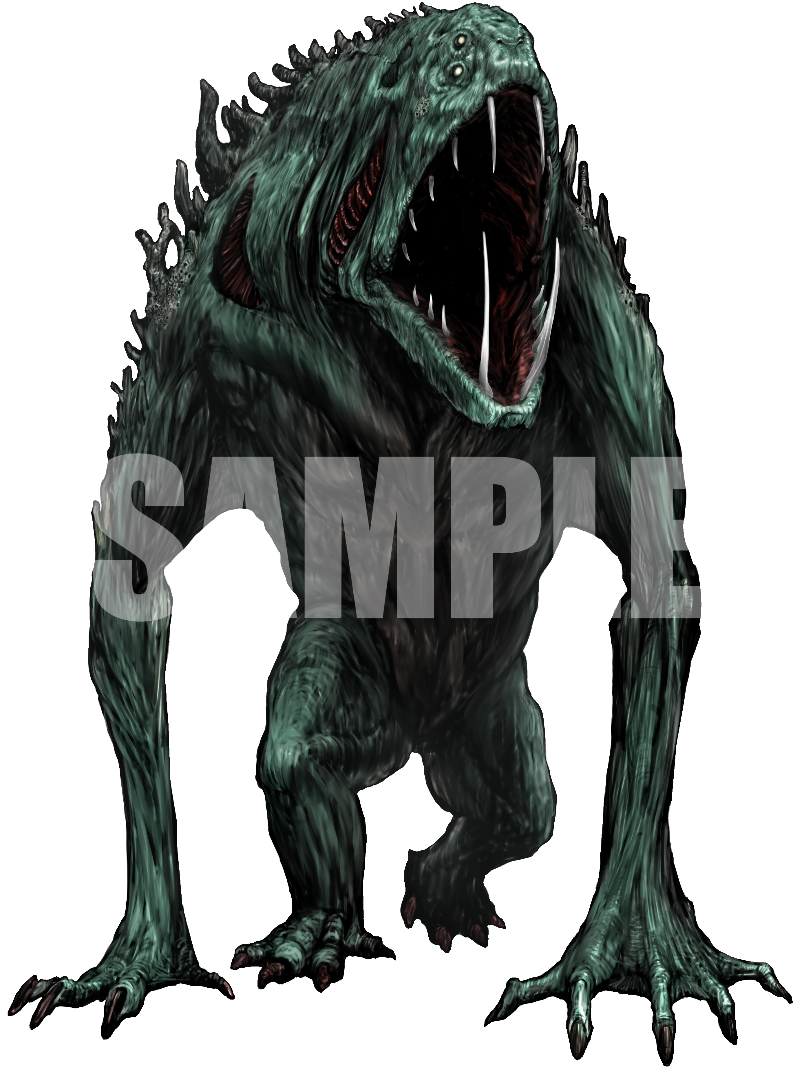 絵柄が違いすぎるクトゥルフ神話生物素材「ダゴン」 - コメトマツリ - BOOTH