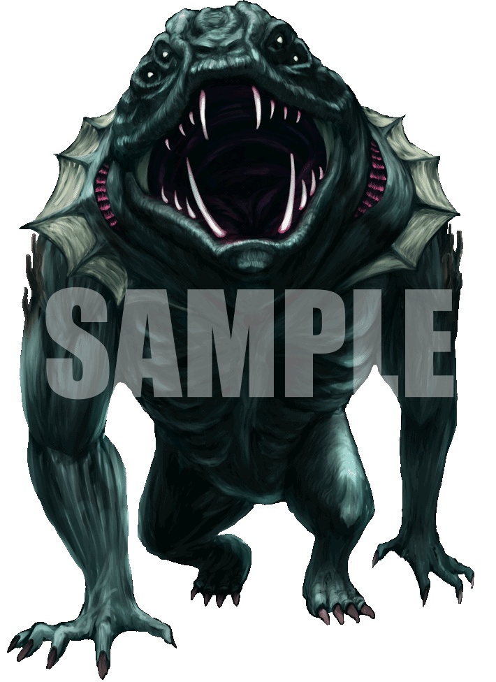 動く!絵柄が違いすぎるクトゥルフ神話生物素材「ハイドラ」SPLL:E189558