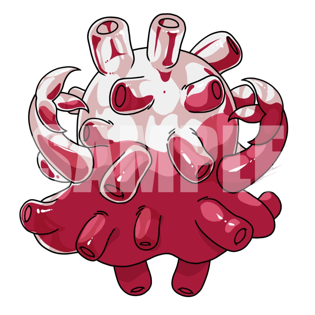 絵柄が違いすぎるクトゥルフ神話生物素材「星の精」