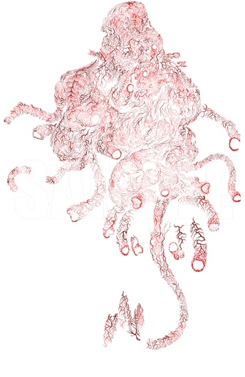 動く!絵柄が違いすぎるクトゥルフ神話生物素材「星の精」SPLL:E189746