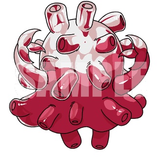 動く!絵柄が違いすぎるクトゥルフ神話生物素材「星の精」SPLL:E189746