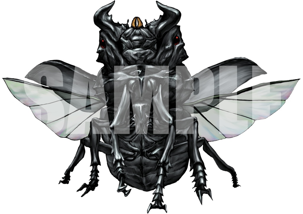 絵柄が違いすぎるクトゥルフ神話生物素材「偉大なる種族(新)」