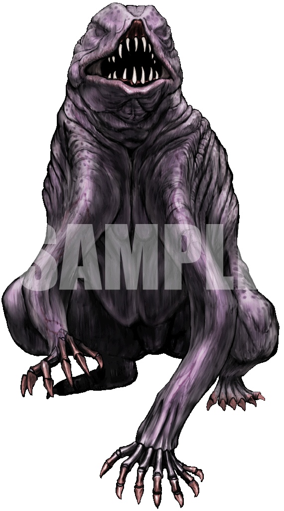 動く!絵柄が違いすぎるクトゥルフ神話生物素材「空鬼」SPLL:E189830