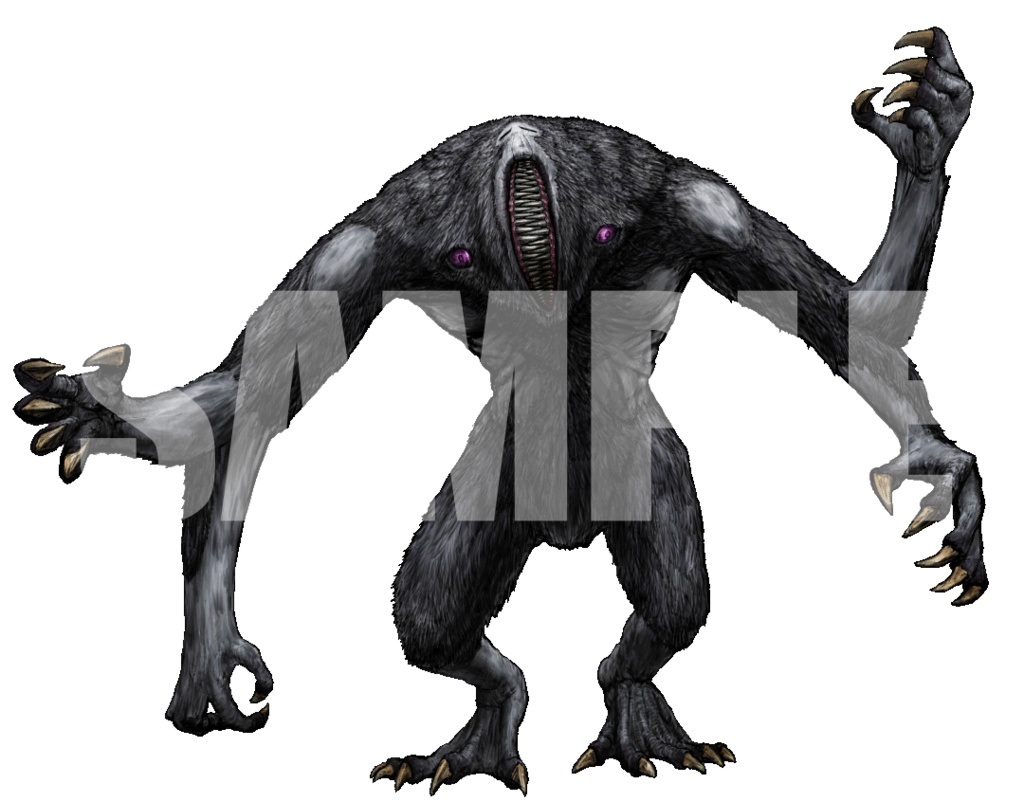 動く!絵柄が違いすぎるクトゥルフ神話生物素材「ガグ」SPLL:E188904