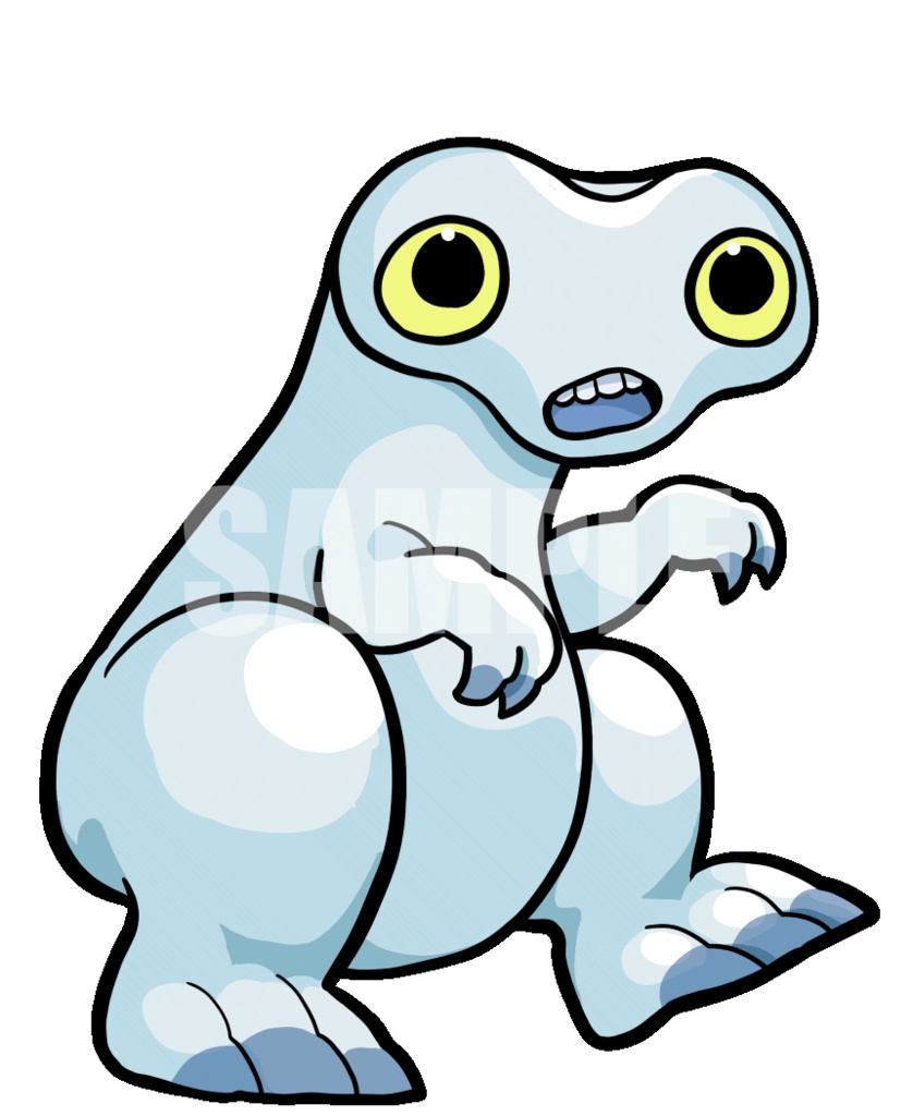 動く!絵柄が違いすぎるクトゥルフ神話生物素材「ガスト」SPLL:E187119