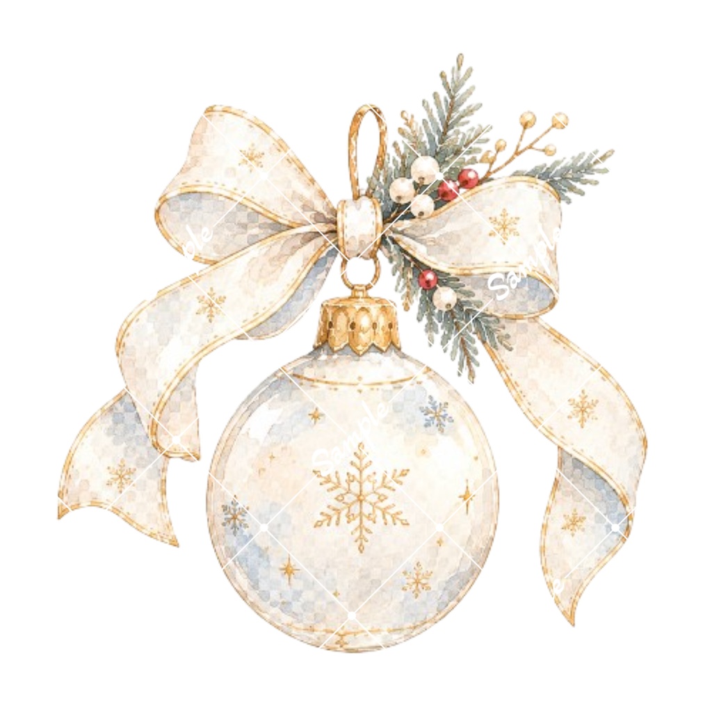 クリスマスカフェ水彩素材15点|背景透過PNG|冬のカフェイラスト