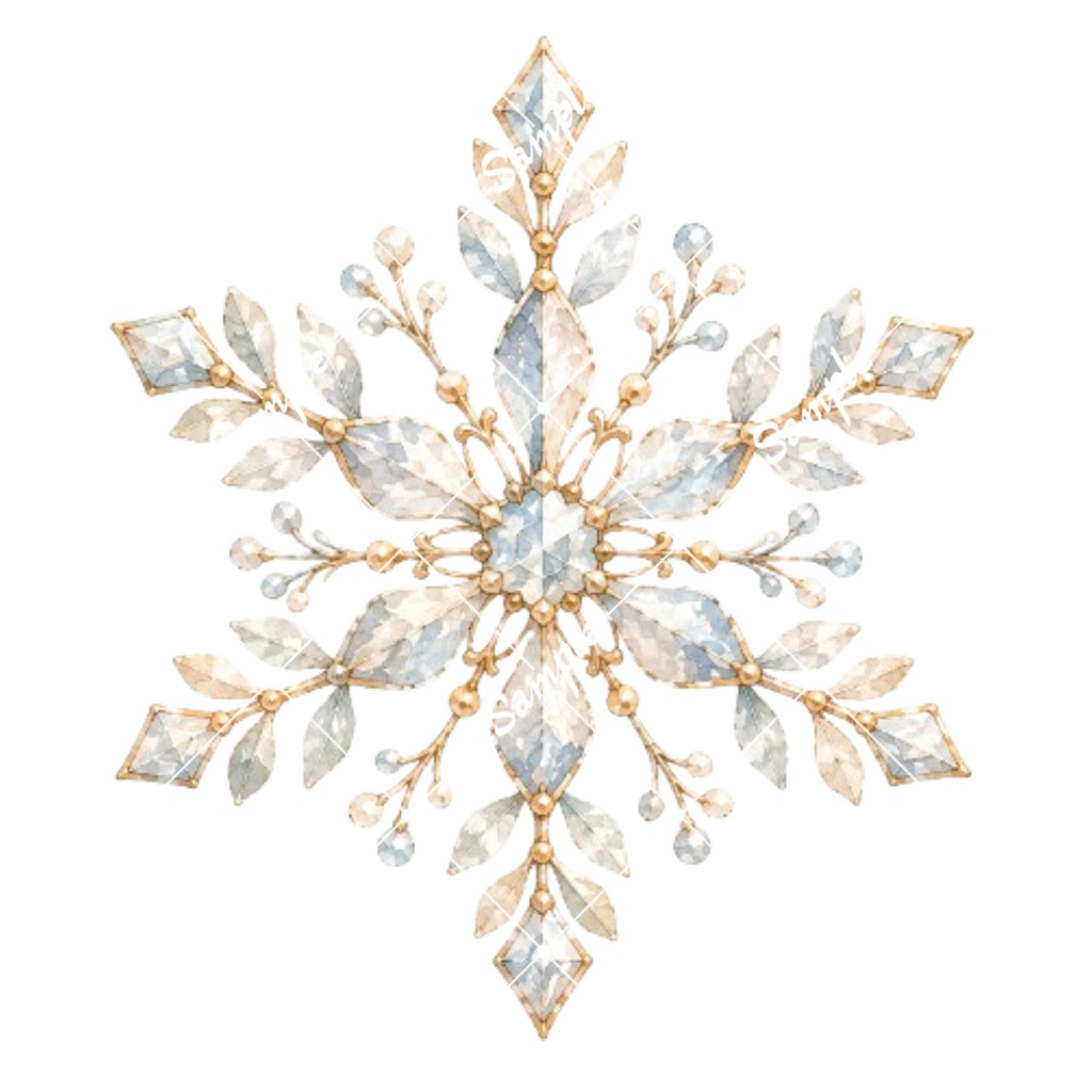 クリスマスカフェ水彩素材15点|背景透過PNG|冬のカフェイラスト