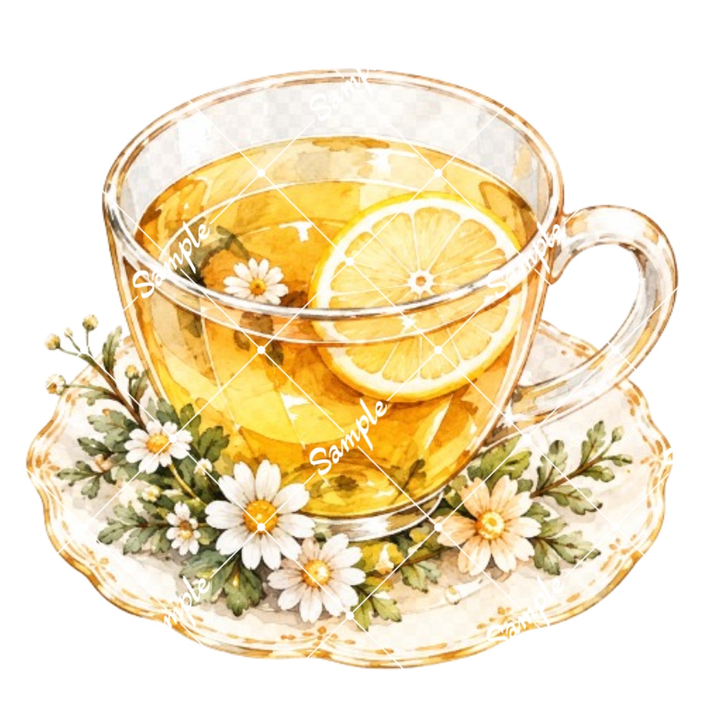 冬のカフェドリンク2 水彩イラスト15点| 背景透過PNG、商用利用OK