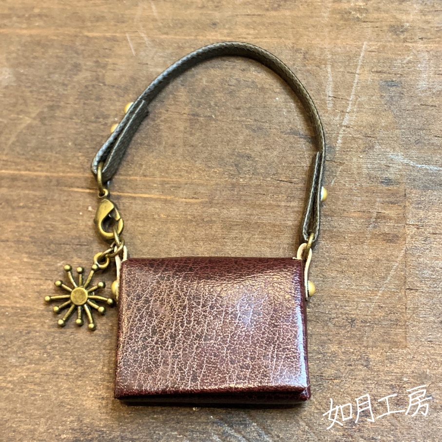 斜めがけカバン こげ茶/茶色【オビツ11サイズ】Ver1.3