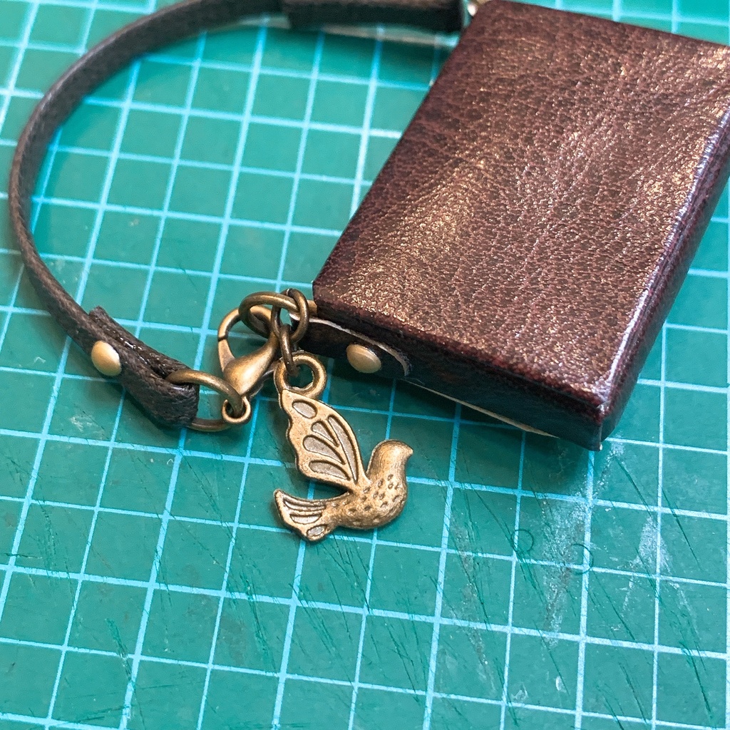 斜めがけカバン こげ茶/茶色【オビツ11サイズ】Ver1.3