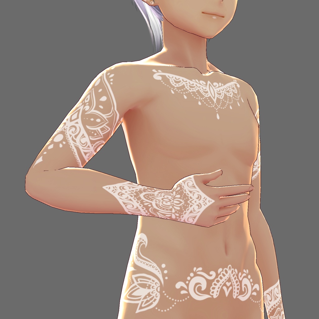 【Vroid テクスチャ】オアシスのタトゥー