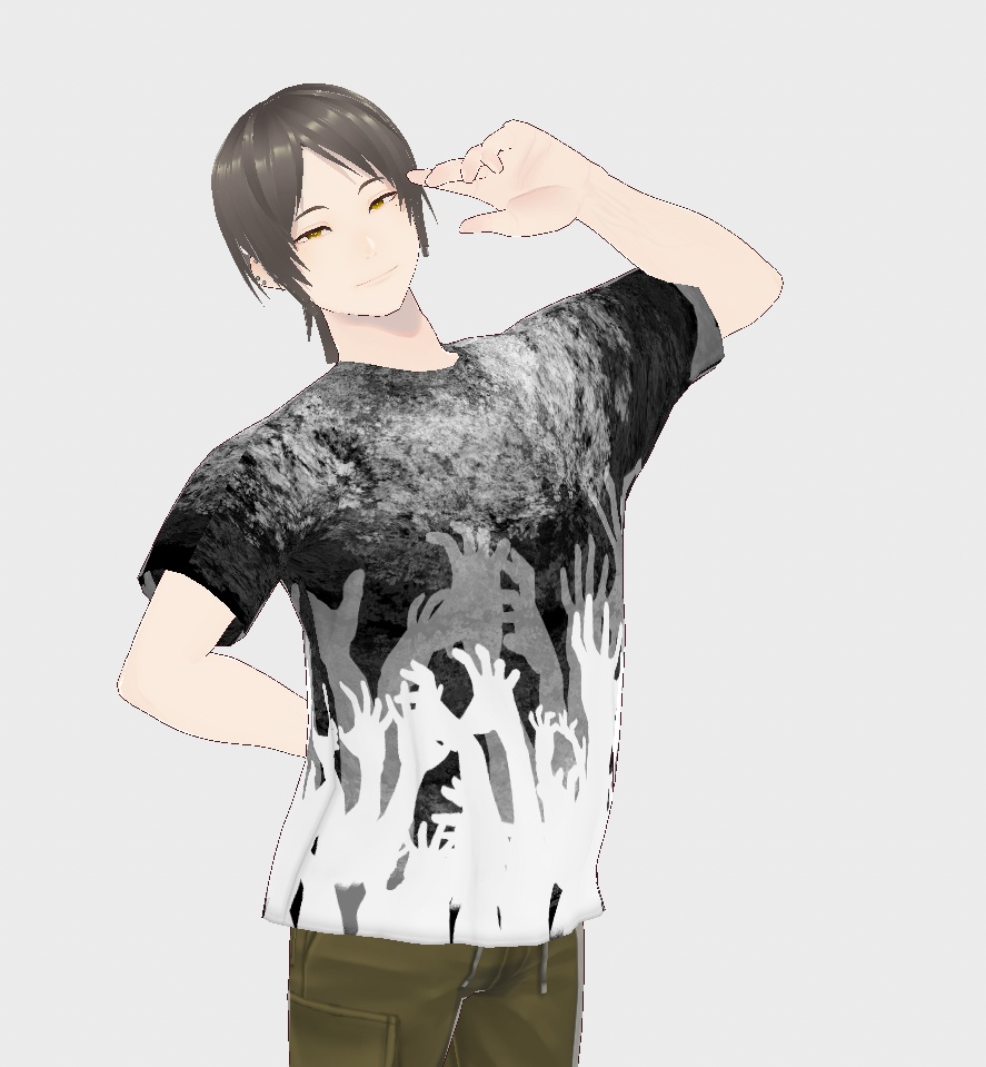 【VRoid】おもしろTシャツ12種類詰め合わせ【テクスチャ】