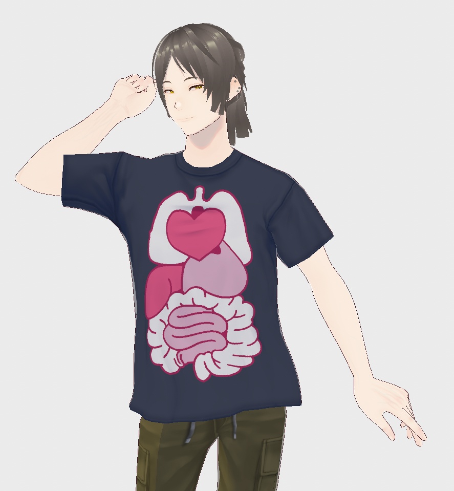 【VRoid】おもしろTシャツ12種類詰め合わせ【テクスチャ】