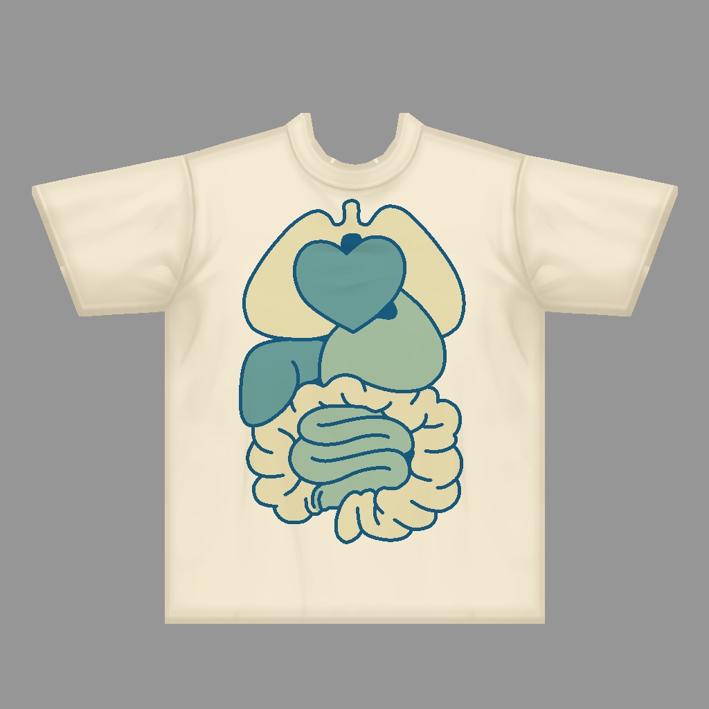 【VRoid】おもしろTシャツ12種類詰め合わせ【テクスチャ】