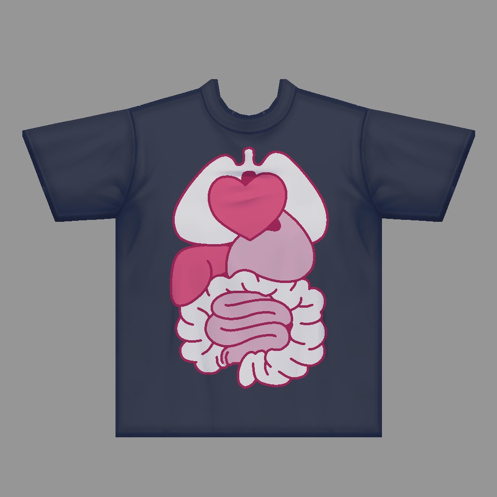 【VRoid】おもしろTシャツ12種類詰め合わせ【テクスチャ】