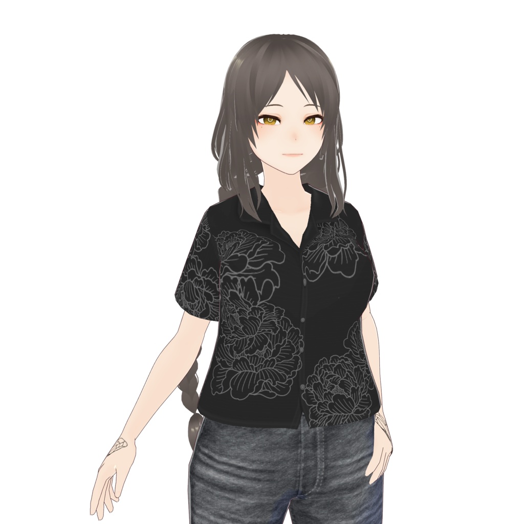 VRoid『柄シャツセット01』(4種類)