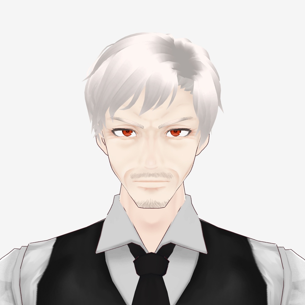 VRoid用『おじさん風 フェイステクスチャ』