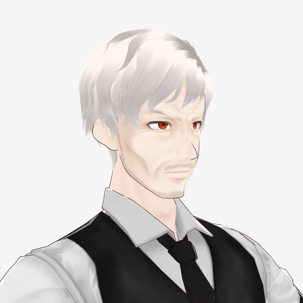 VRoid用『おじさん風 フェイステクスチャ』