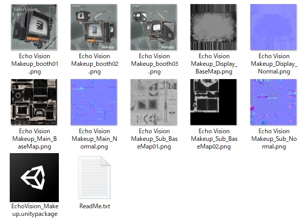 EchoVision専用ヴィンテージ風メイクテクスチャ