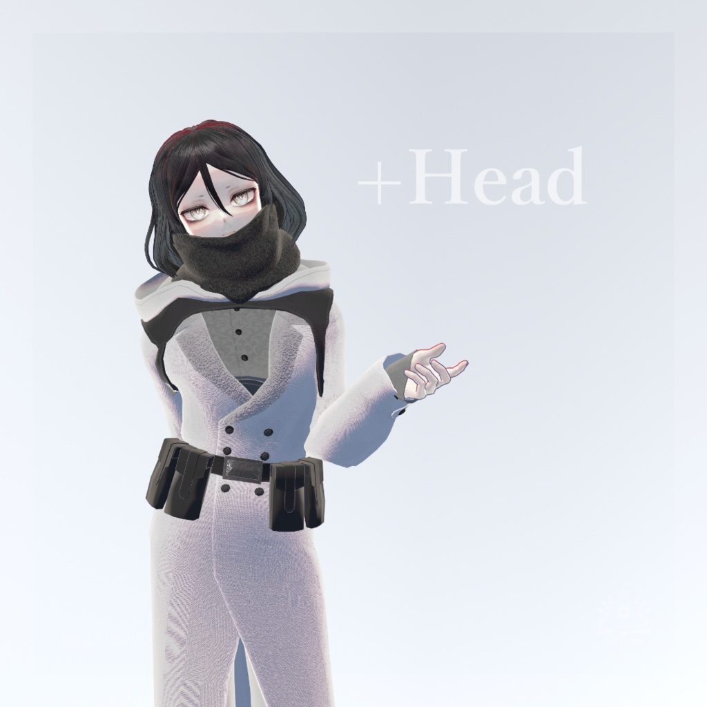 【7アバター対応】TacticalAbaya【アバター用衣装】