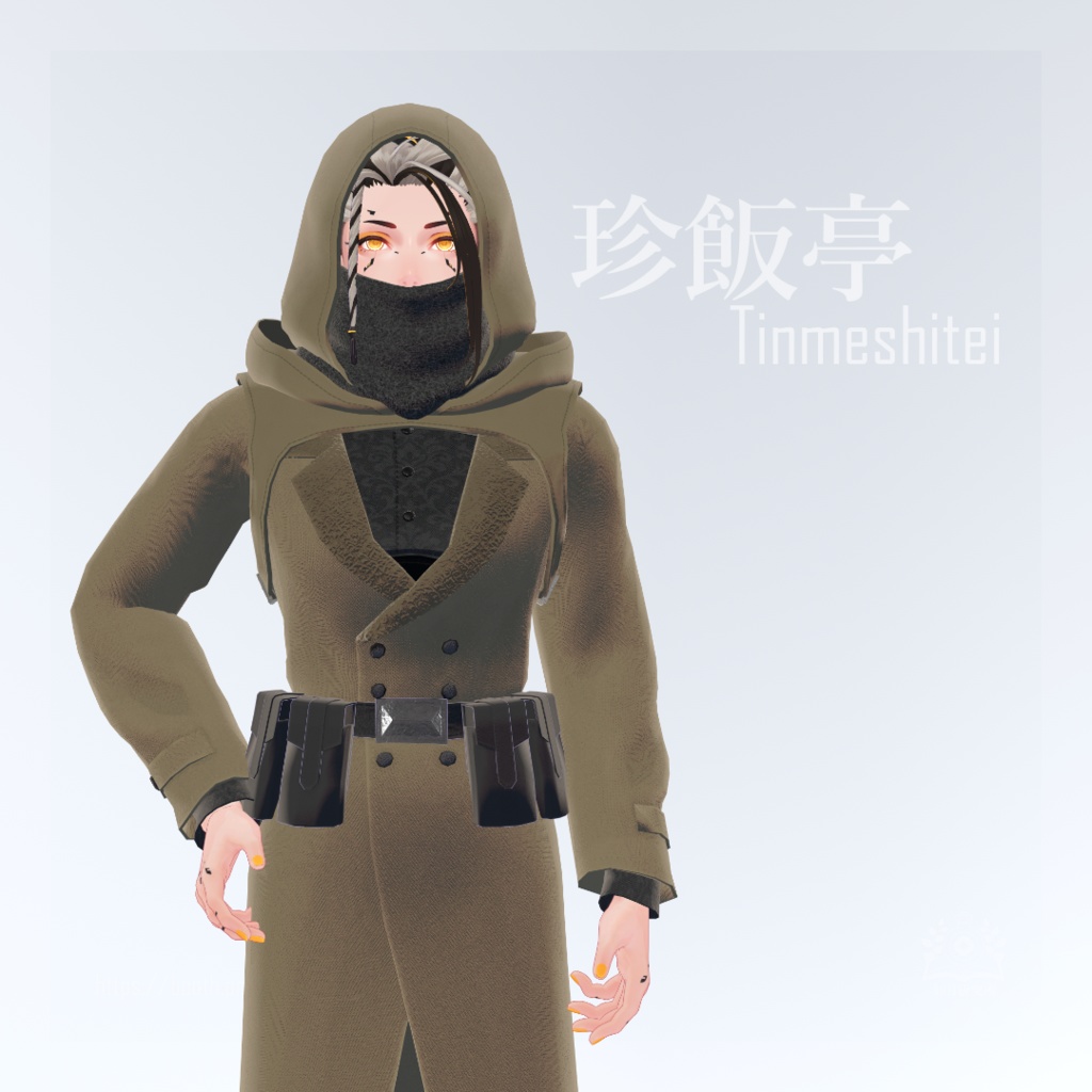 【7アバター対応】TacticalAbaya【アバター用衣装】