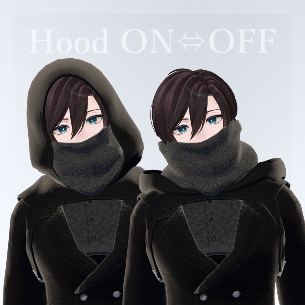 【7アバター対応】TacticalAbaya【アバター用衣装】