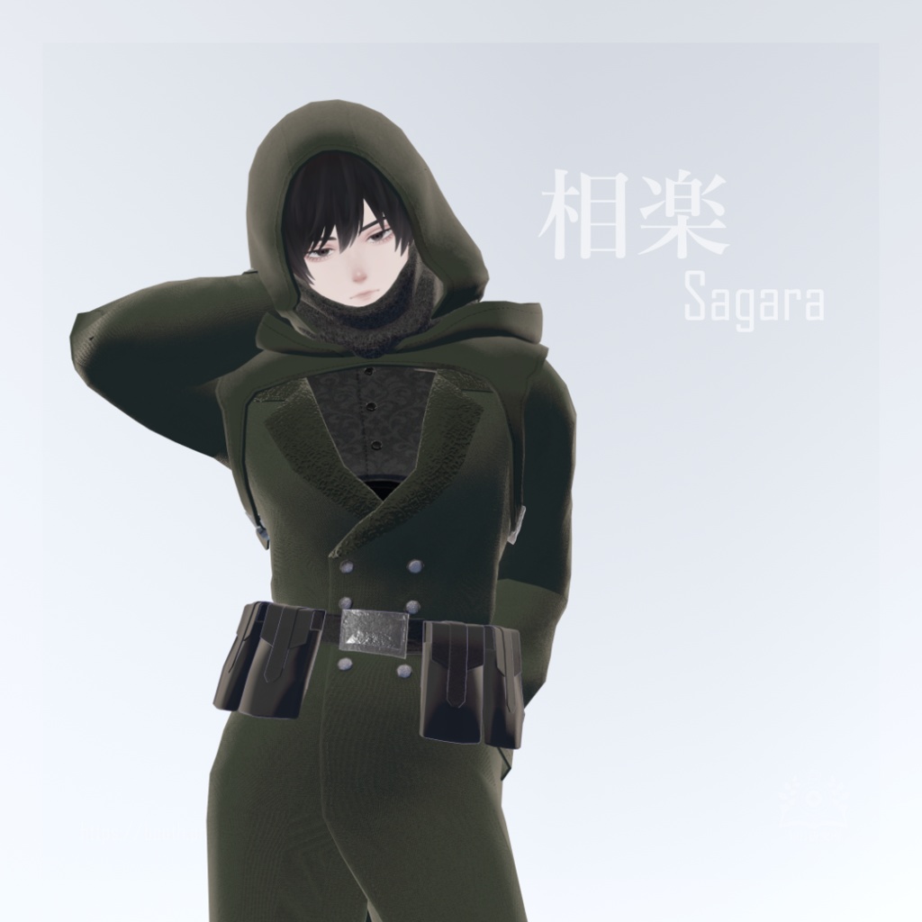 【7アバター対応】TacticalAbaya【アバター用衣装】