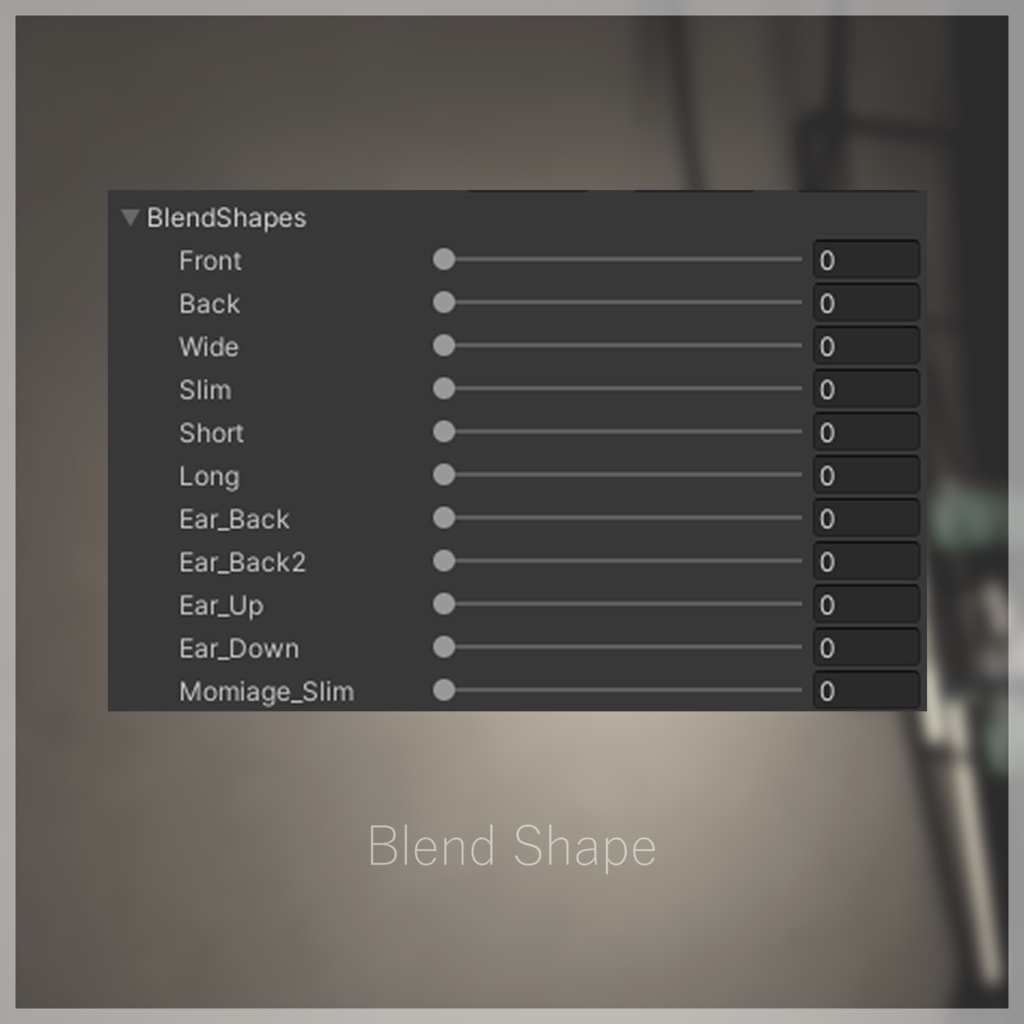 【アバター用髪型】SevenThreeShortHair【7アバター対応】