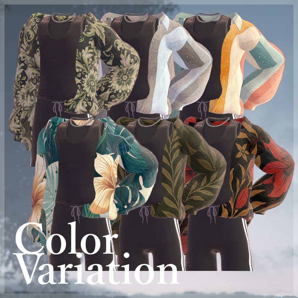 【カラバリ22種】Nocturnal ramble【6Avatar対応】