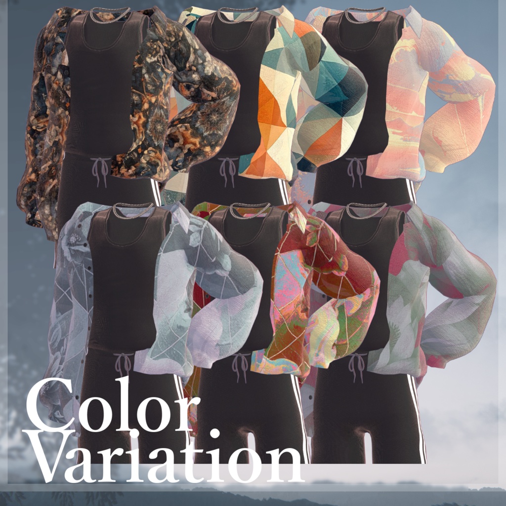 【カラバリ22種】Nocturnal ramble【6Avatar対応】