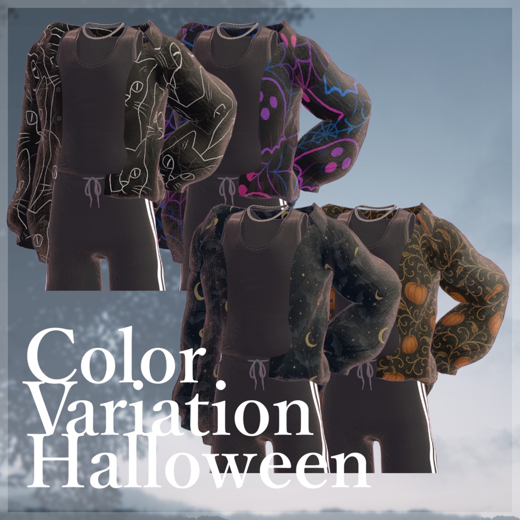 【カラバリ22種】Nocturnal ramble【6Avatar対応】