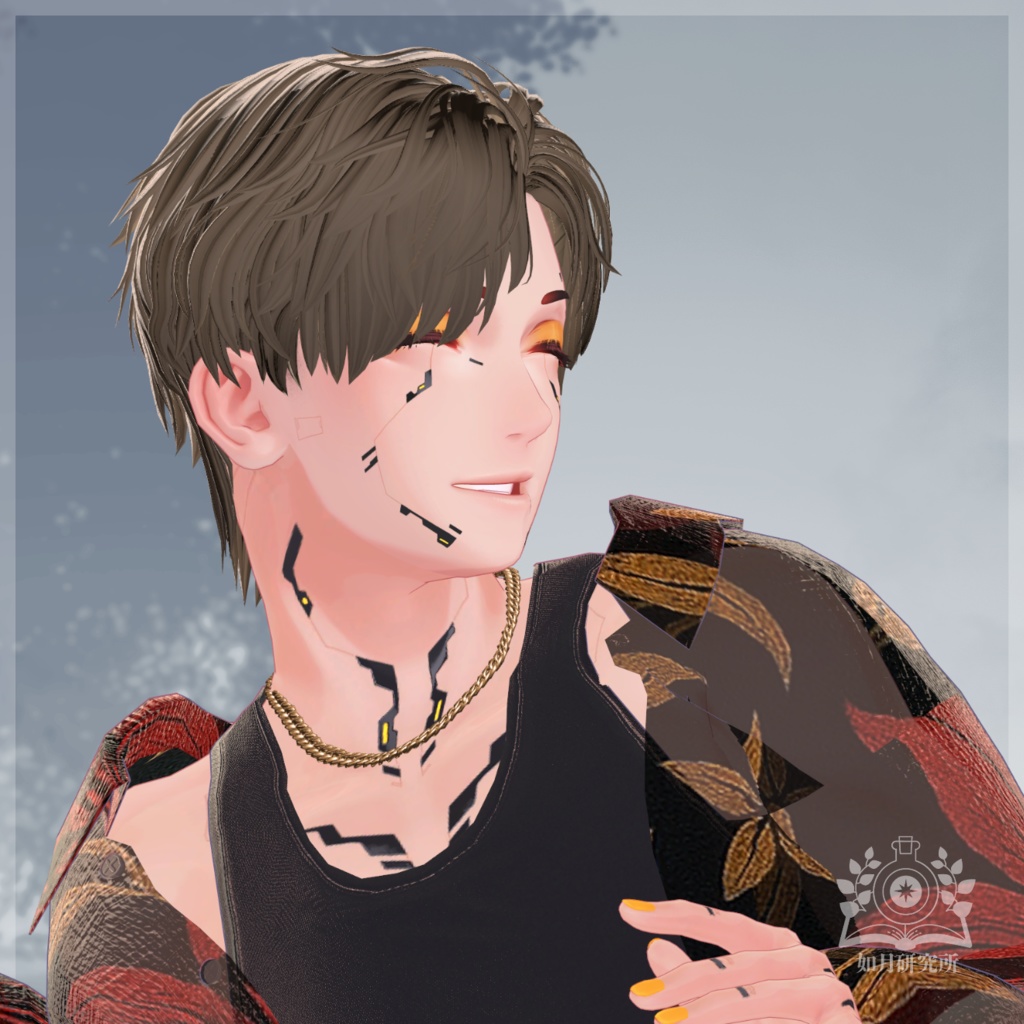 【10Avatar対応】ZakuwakeShortHair【3D髪型】