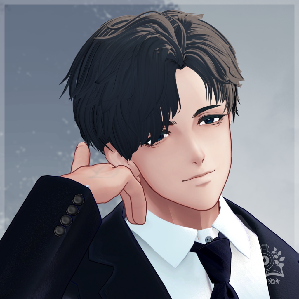 【10Avatar対応】ZakuwakeShortHair【3D髪型】