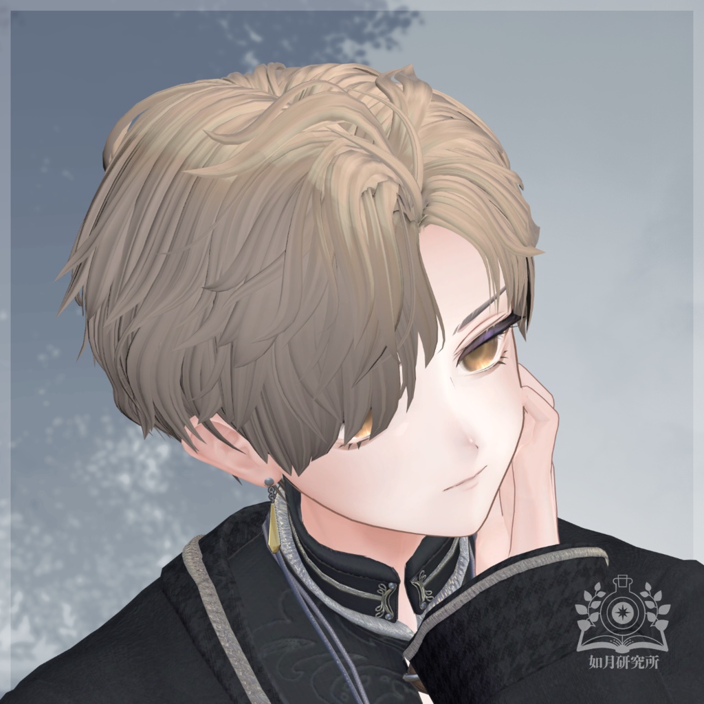 【10Avatar対応】ZakuwakeShortHair【3D髪型】