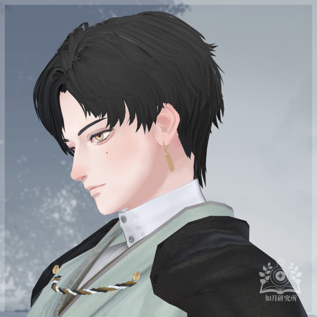 【10Avatar対応】ZakuwakeShortHair【3D髪型】