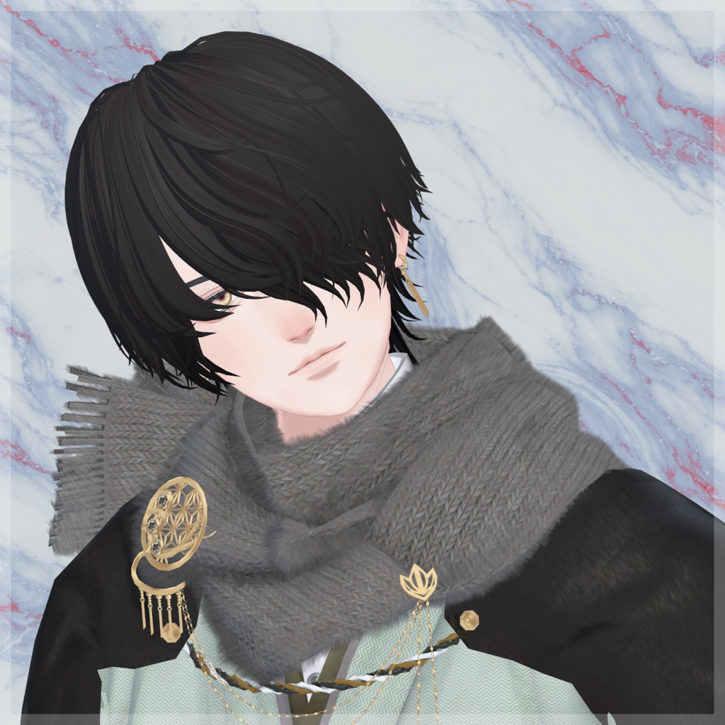 【8Avatar対応】Ricewave MashHair【アバター用髪型】