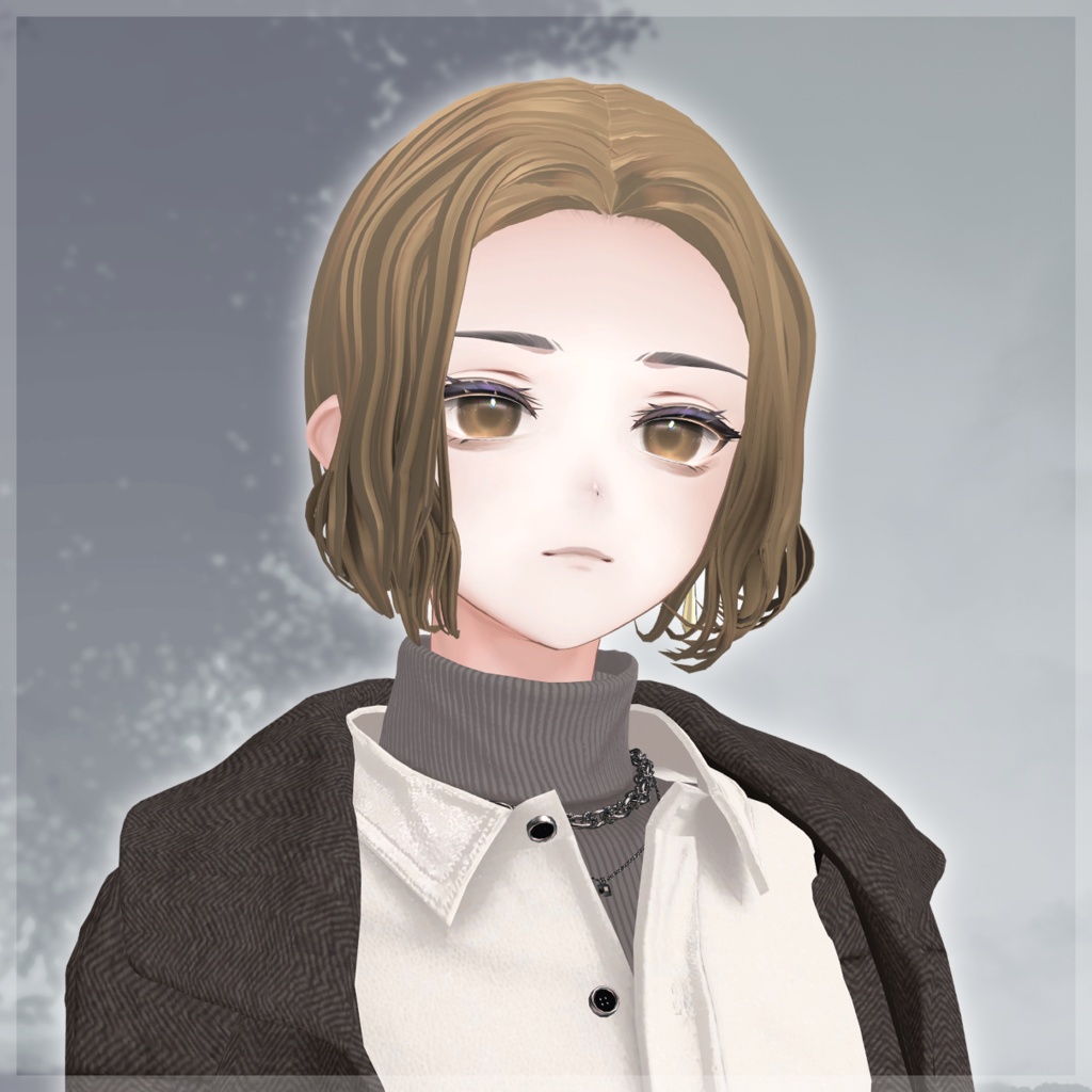 【🖤24H半額🖤】 RicewaveBunHair【アバター用髪型】