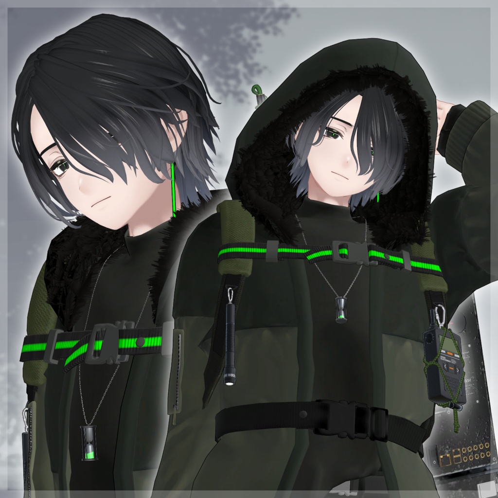 【20Color】『MistyWaveShortHair』【16Avatar対応】