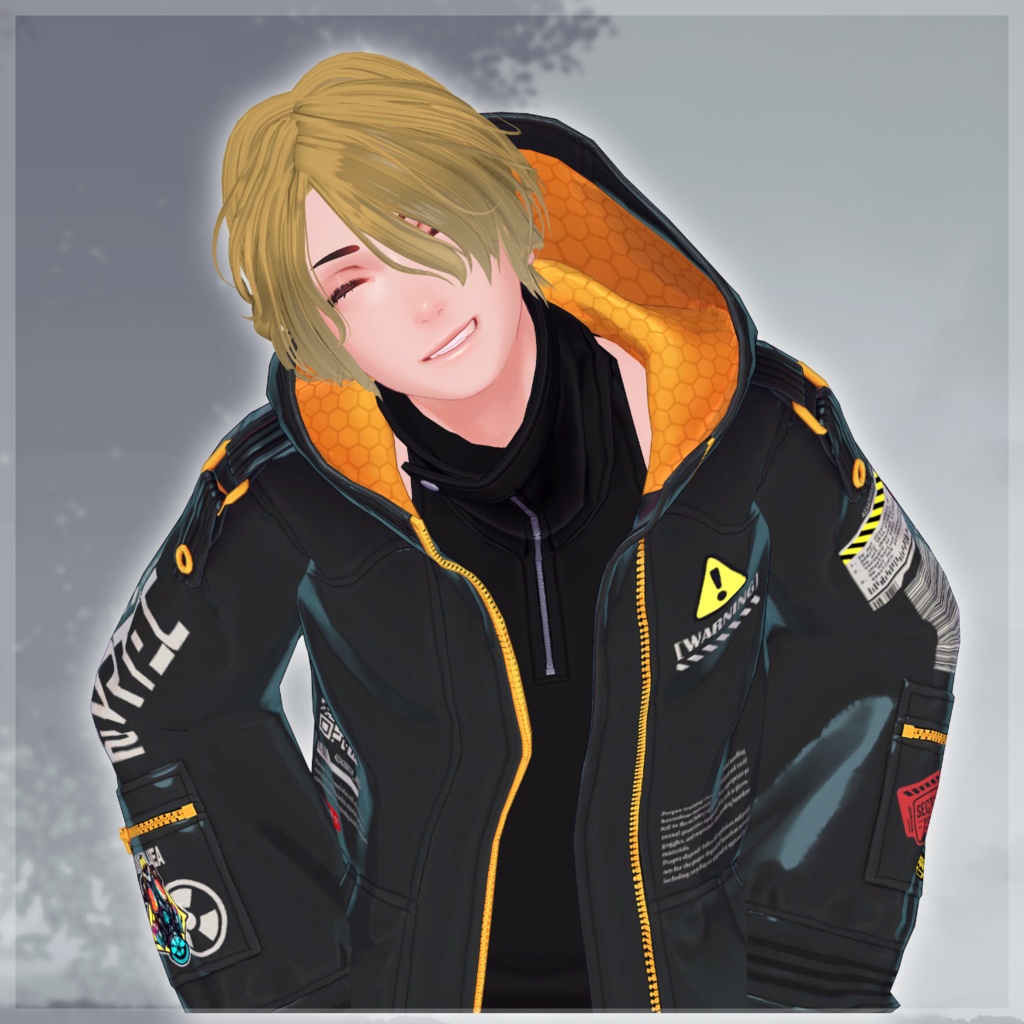 【🎉24H半額🎁】『MistyWaveShortHair』【15Avatar対応】