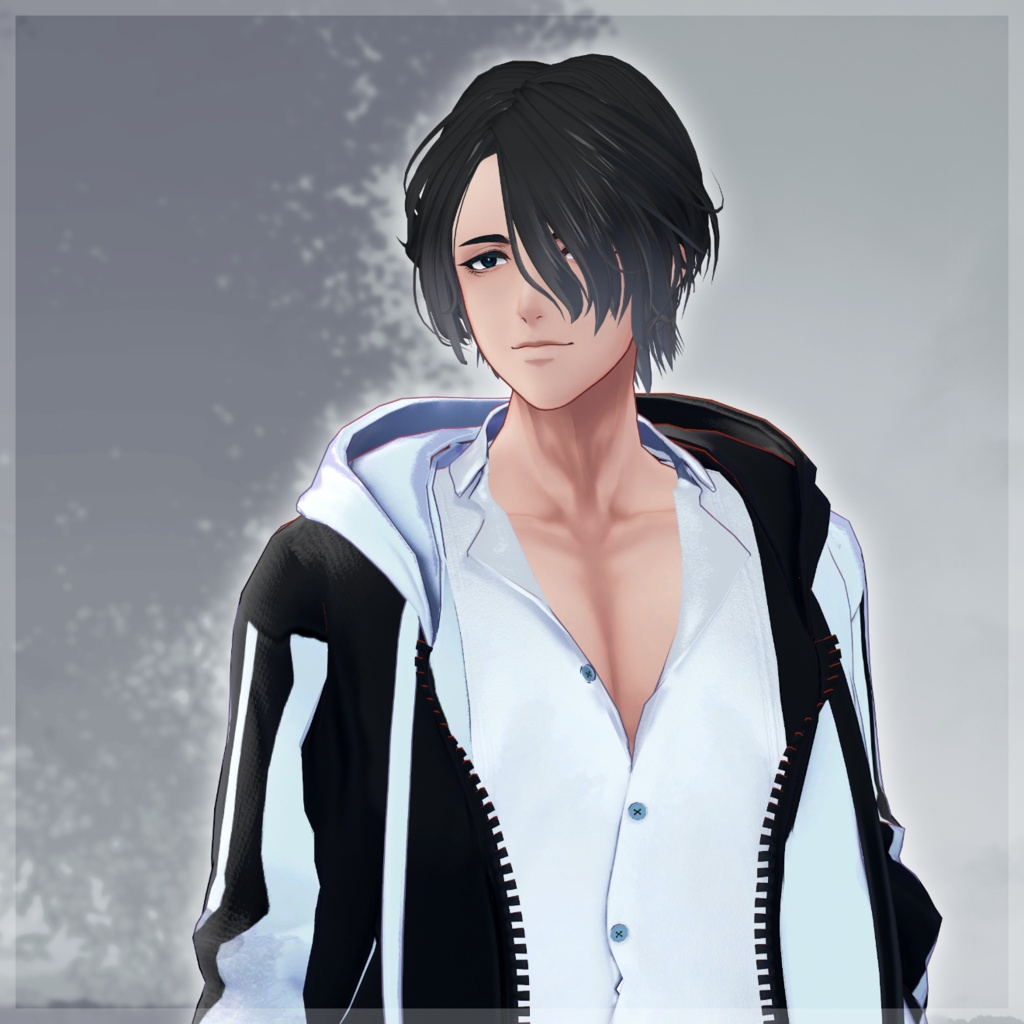 【🎉24H半額🎁】『MistyWaveShortHair』【15Avatar対応】