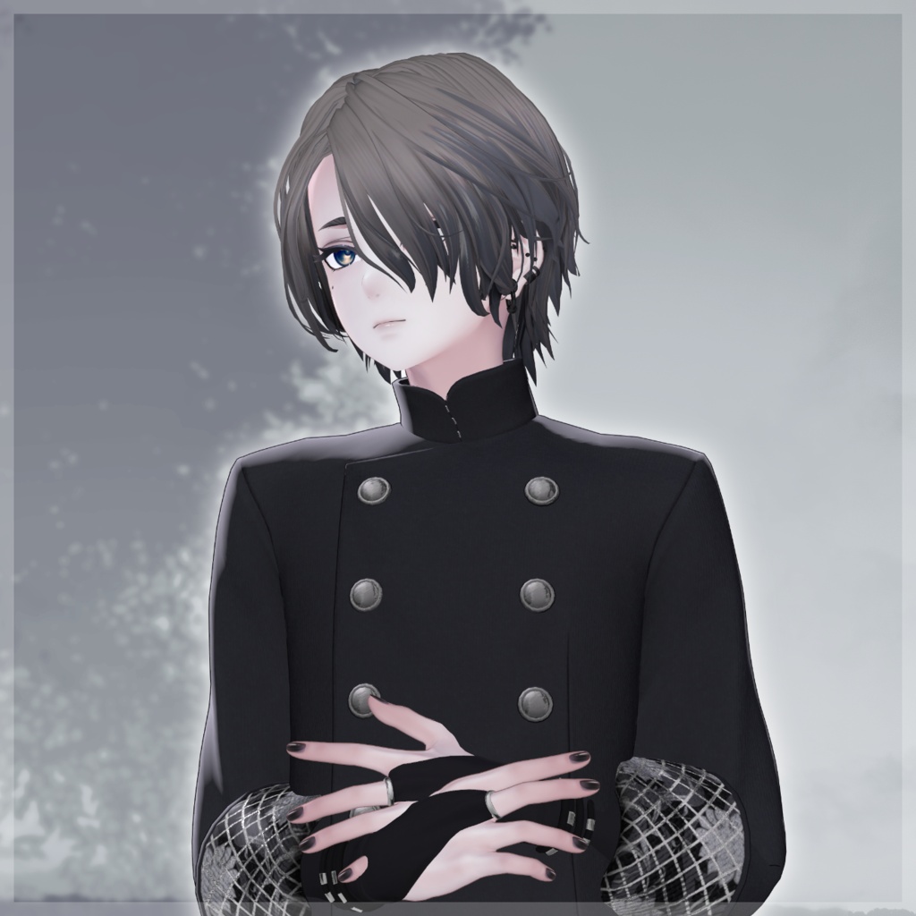 【🎉24H半額🎁】『MistyWaveShortHair』【15Avatar対応】