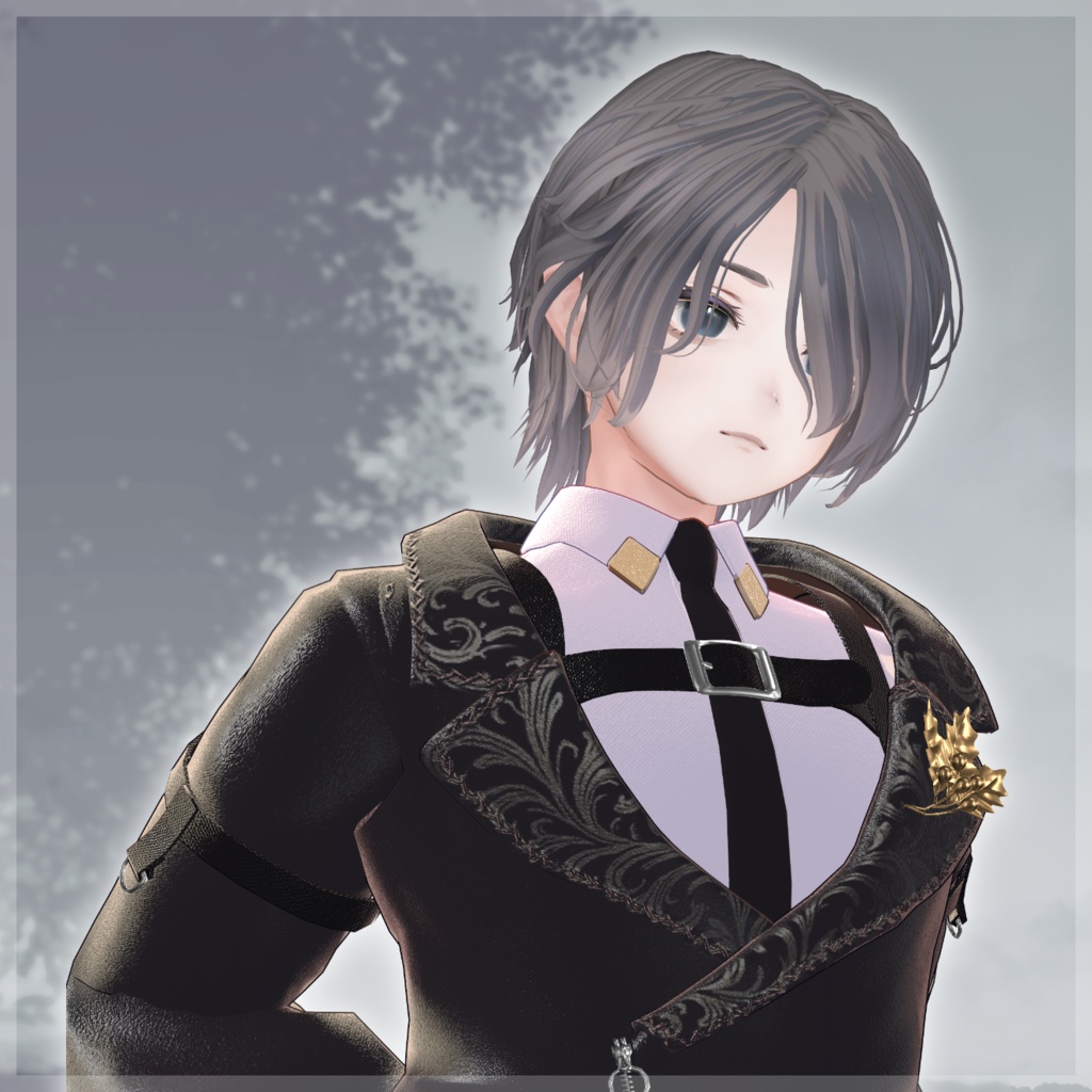 【🎉24H半額🎁】『MistyWaveShortHair』【15Avatar対応】