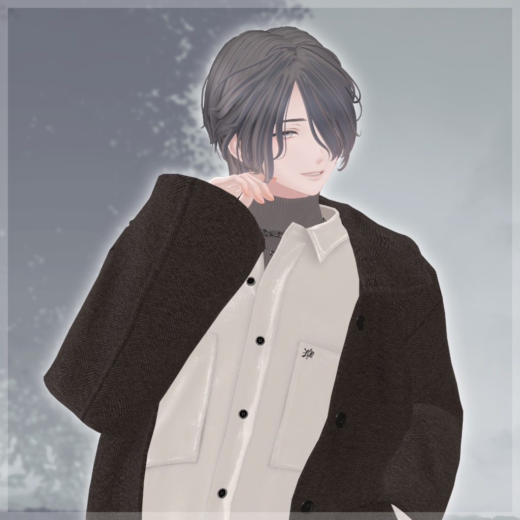 【🎉24H半額🎁】『MistyWaveShortHair』【15Avatar対応】