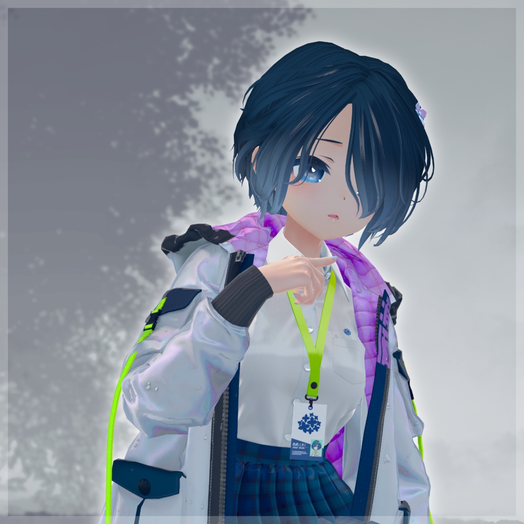 【🎉24H半額🎁】『MistyWaveShortHair』【15Avatar対応】