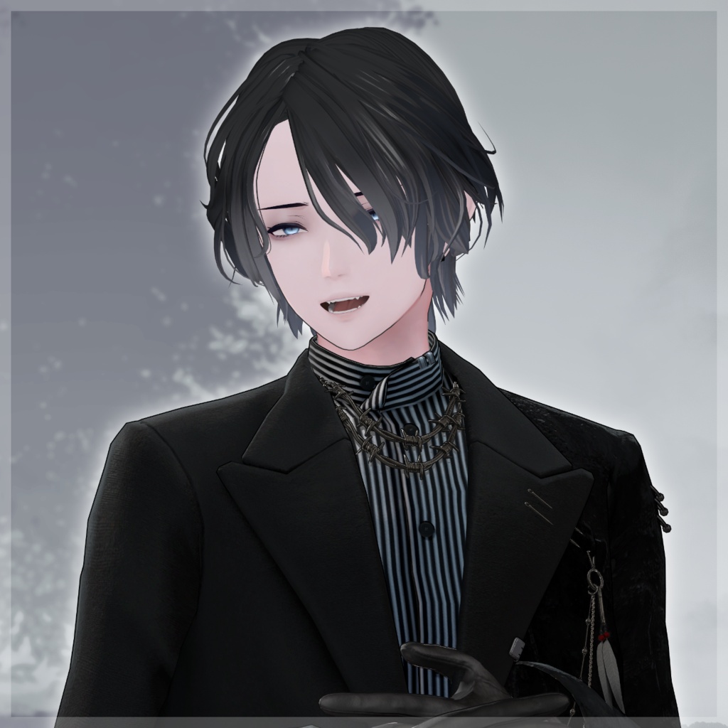 【🎉24H半額🎁】『MistyWaveShortHair』【15Avatar対応】