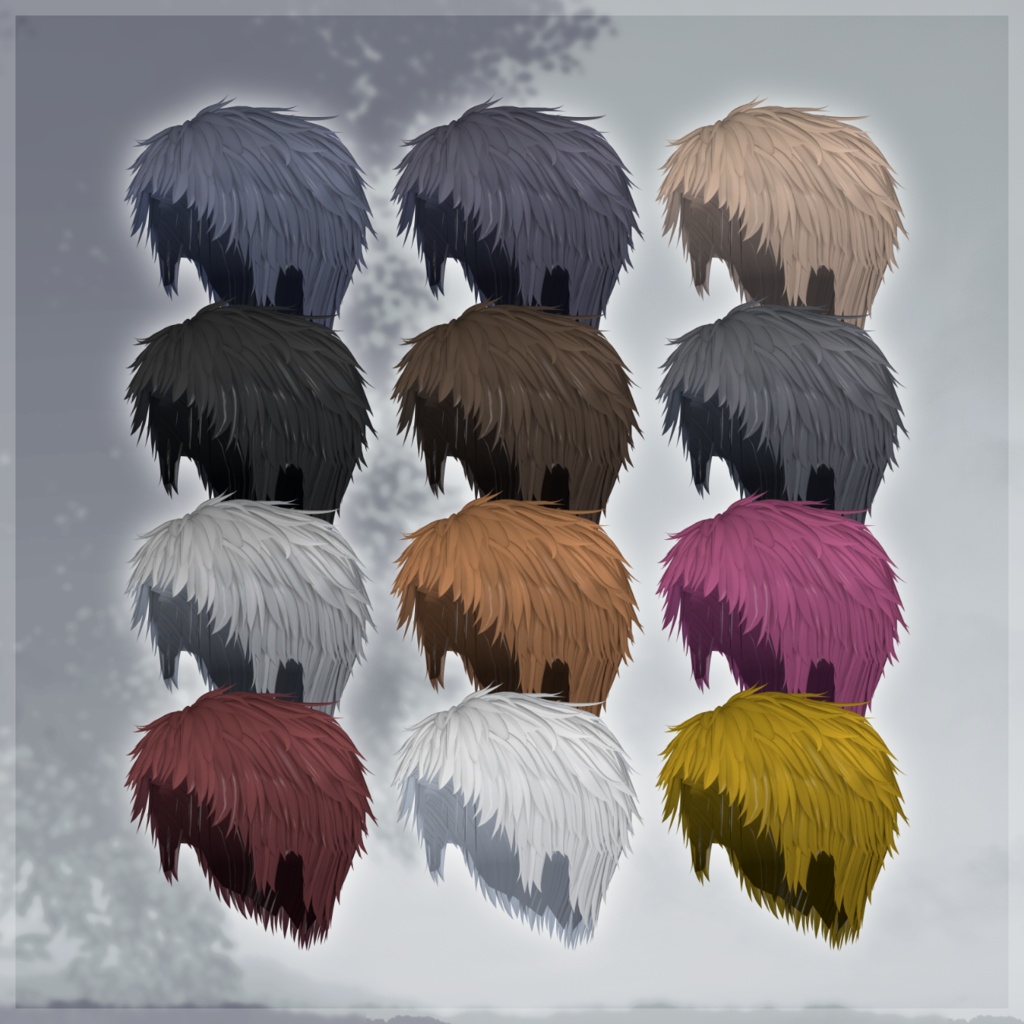 【ベリショヘア】Cropped-ShortHair【13Avatar】