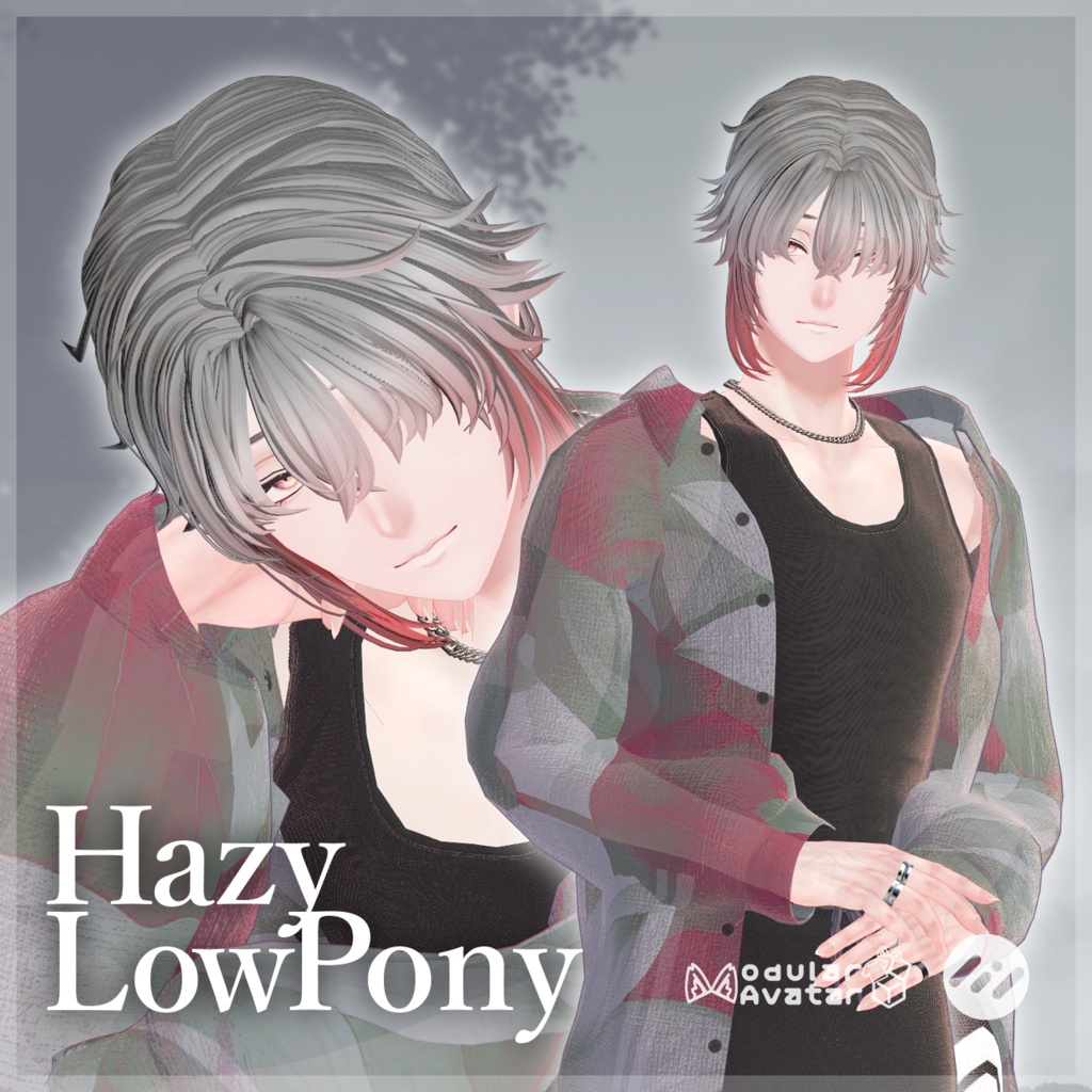 【17Avatar対応】⚡️HazyLowPony🌀【20Color】
