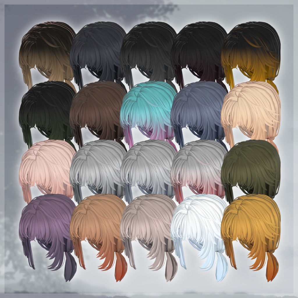 【17Avatar対応】⚡️HazyLowPony🌀【20Color】