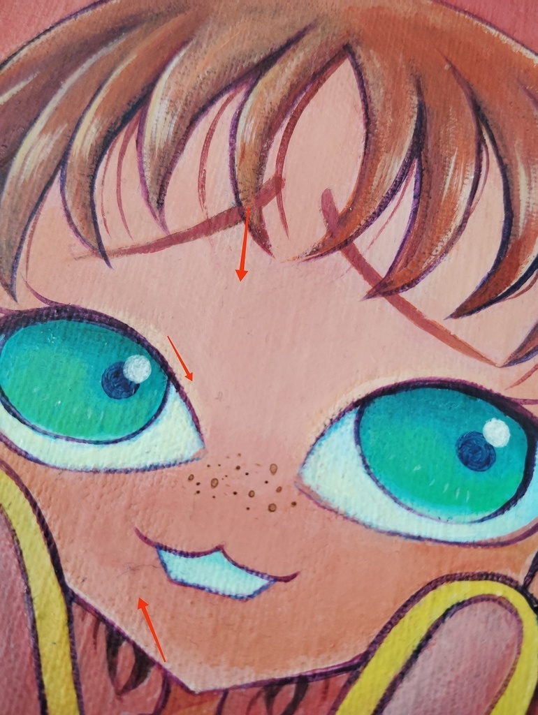 【原画】わたしとおなじ-顔-